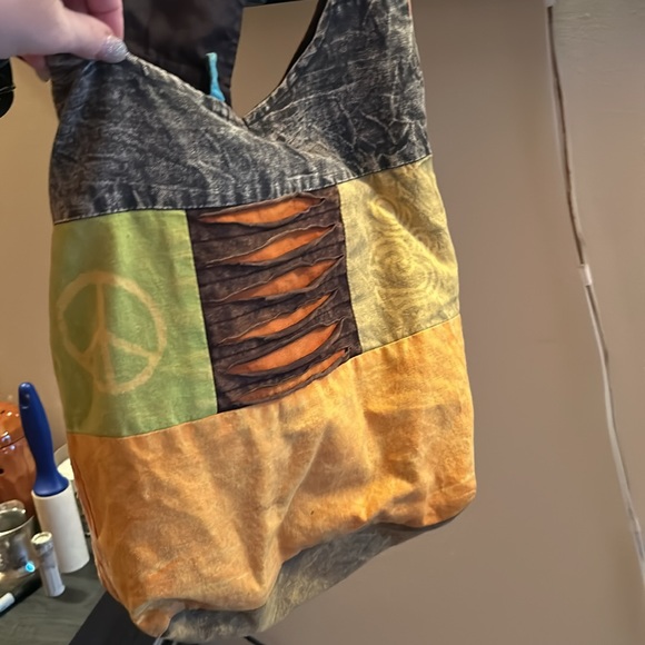 Boho bag- so fun! 🦉🦉🦉☮️☮️☮️ - Picture 3 of 4